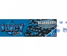 Juicy Jay's ochucené krátké papírky, Blueberry, 32ks/bal.